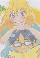 Shigatsu wa Kimi no Uso 4koma - Comedy, Drama, Psychological, Romance, School Life, Shounen, Slice of Life, Tragedy, Manga